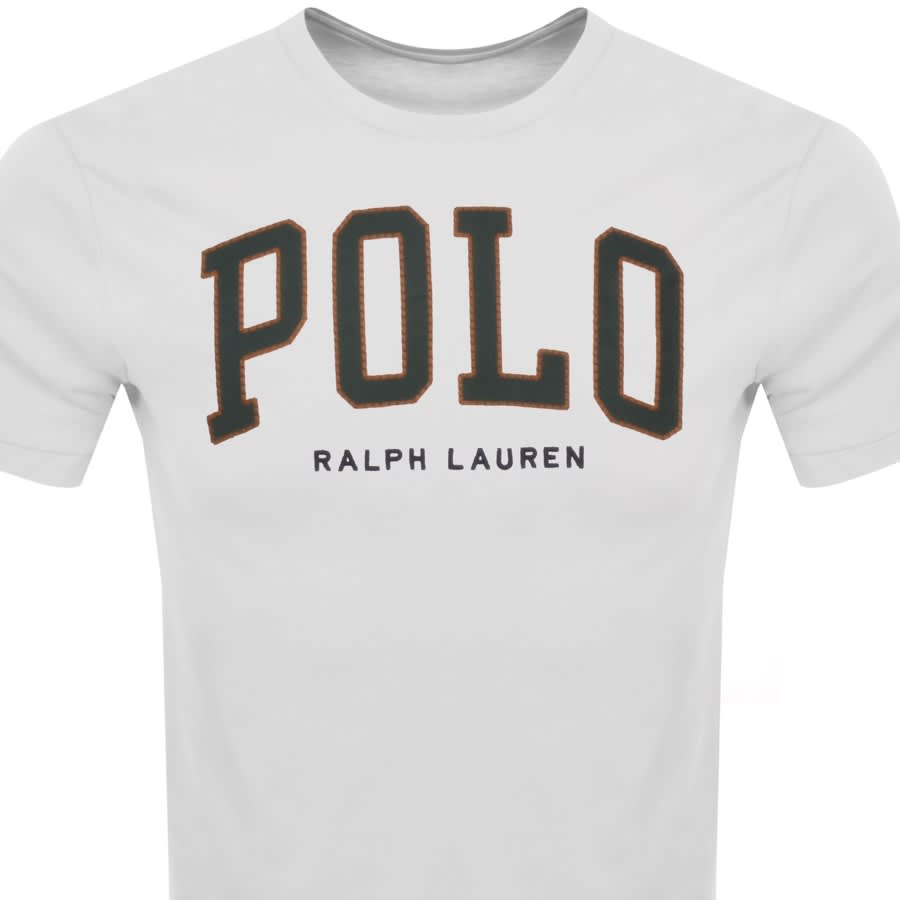 Ralph Lauren Logo Crew Neck T Shirt White Mainline Menswear Ireland