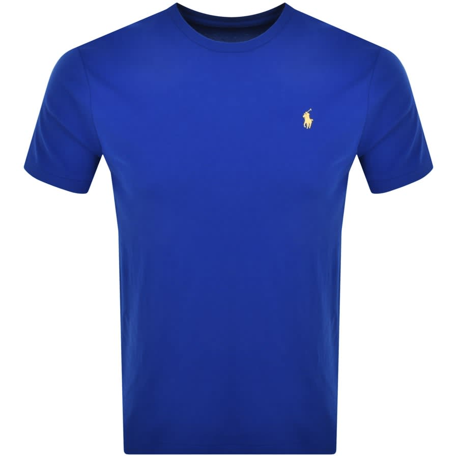 Ralph Lauren Crew Neck T Shirt Blue | Mainline Menswear