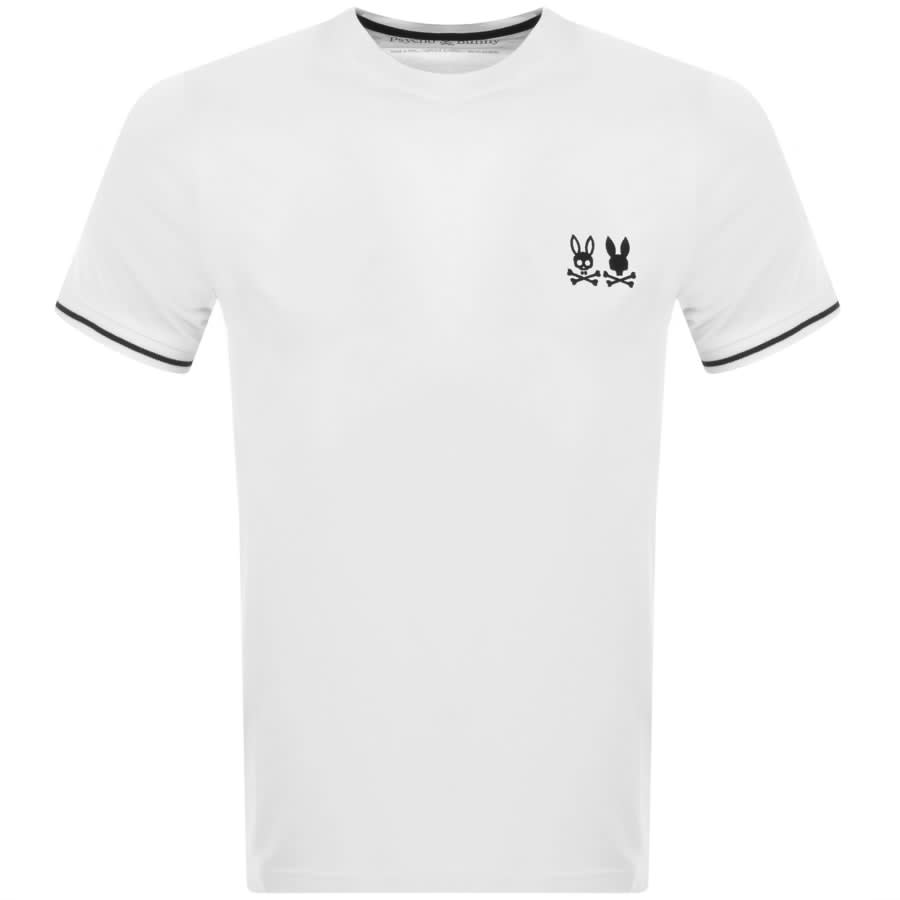 Psycho Bunny Kingwood Twin Bunny T Shirt White | Mainline Menswear