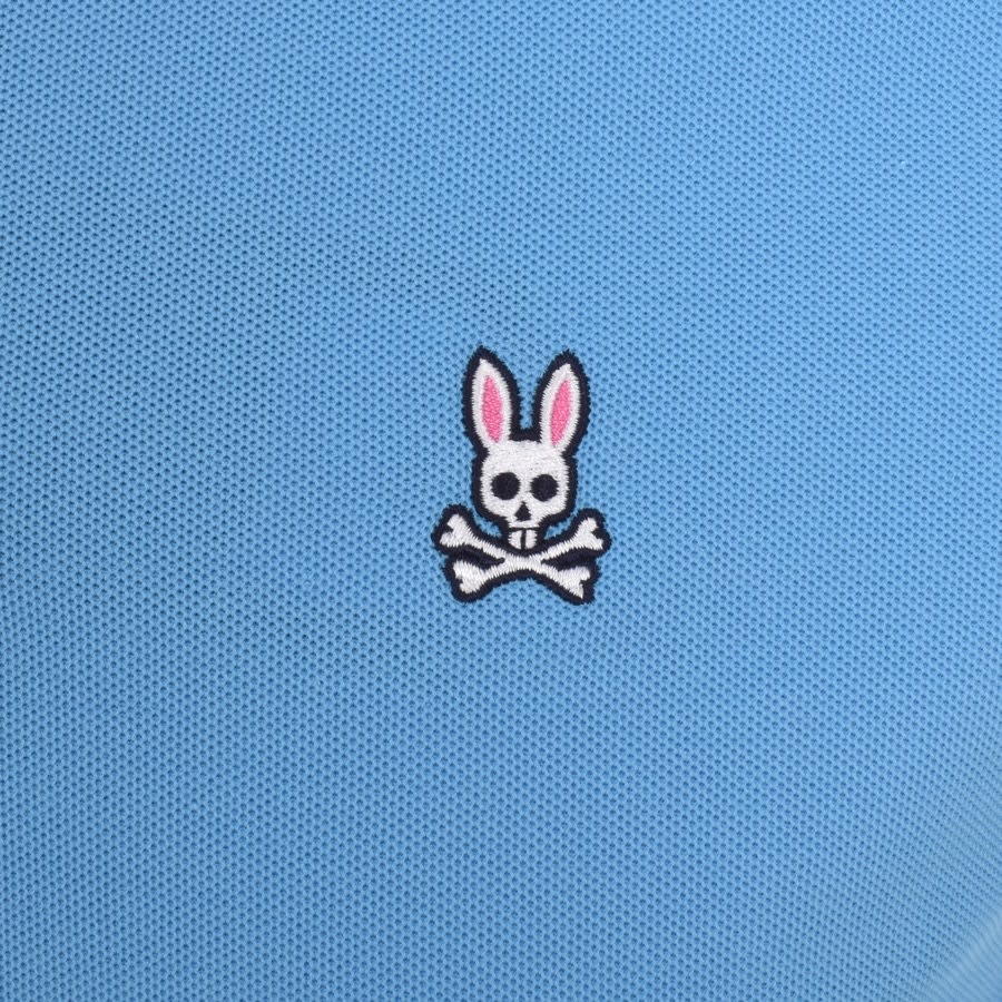 Psycho Bunny Marshall Pique Polo T Shirt Blue
