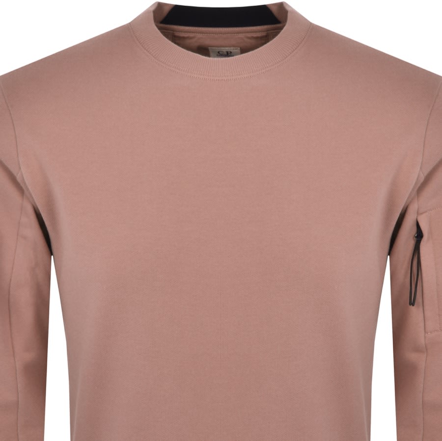 CP Company Diagonal Raised Lens Sweatshirt Pink Mainline
