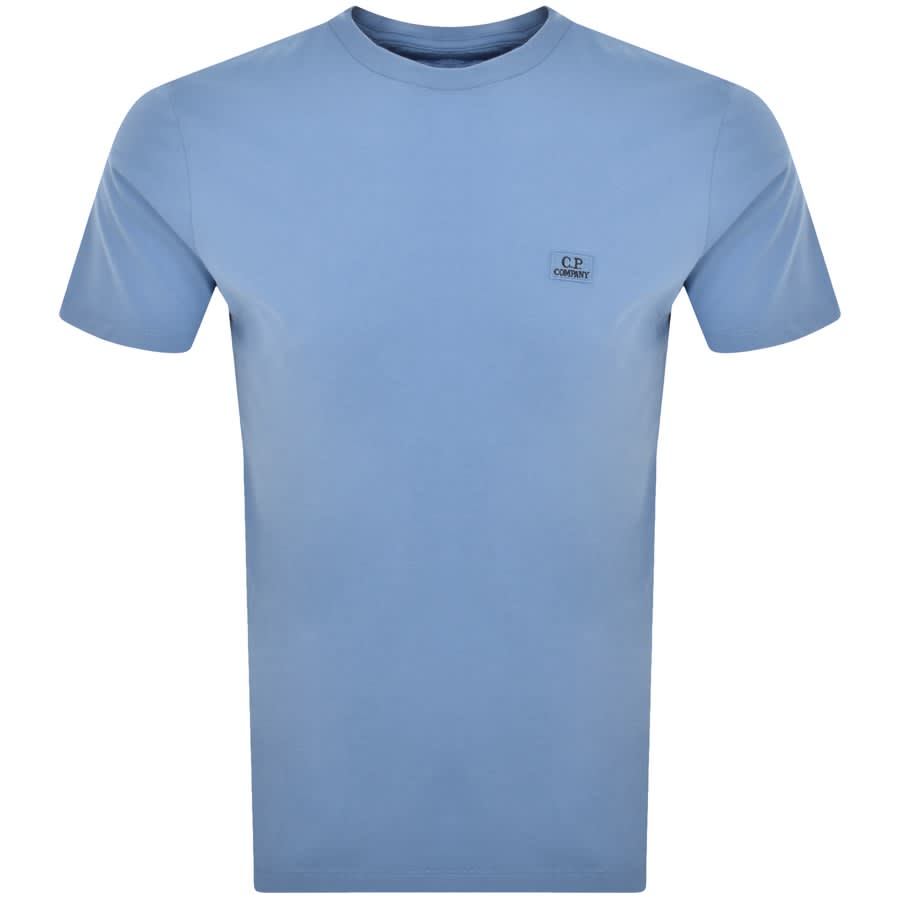 CP Company Logo Crew Neck T Shirt Blue Mainline Menswear Ireland