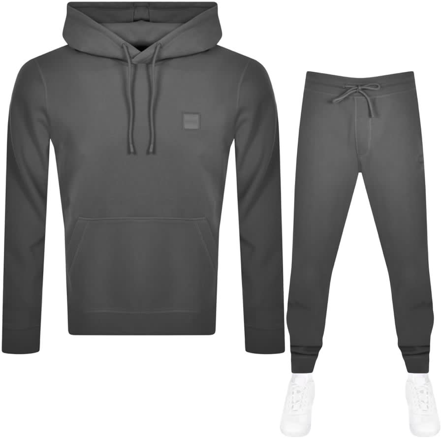 BOSS Wetalk Hooded Tracksuit Grey | Mainline Menswear