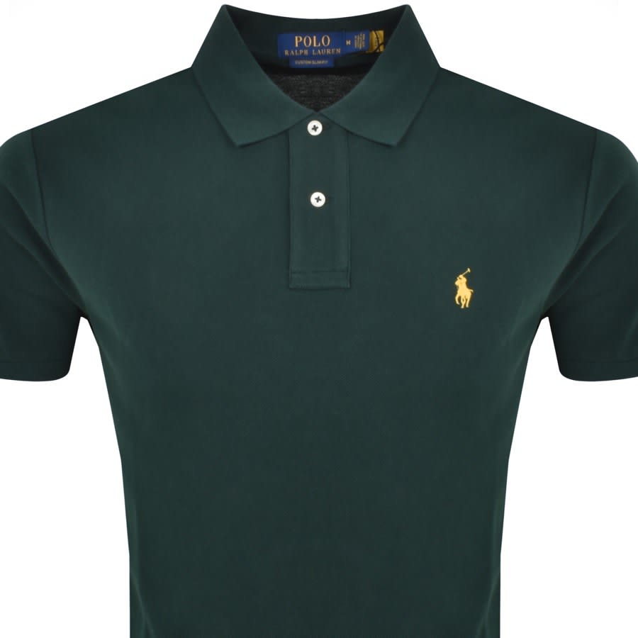 Hunter green ralph lauren polo clearance shirt