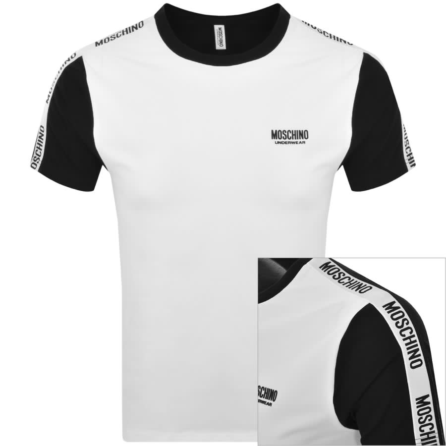 Moschino Logo T Shirt White | Mainline Menswear Australia