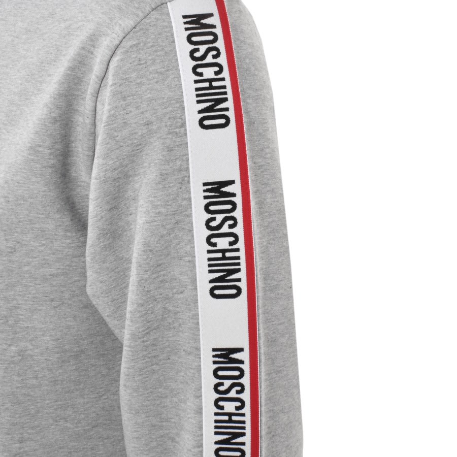 Moschino Tape Logo Sweatshirt Grey Mainline Menswear United States