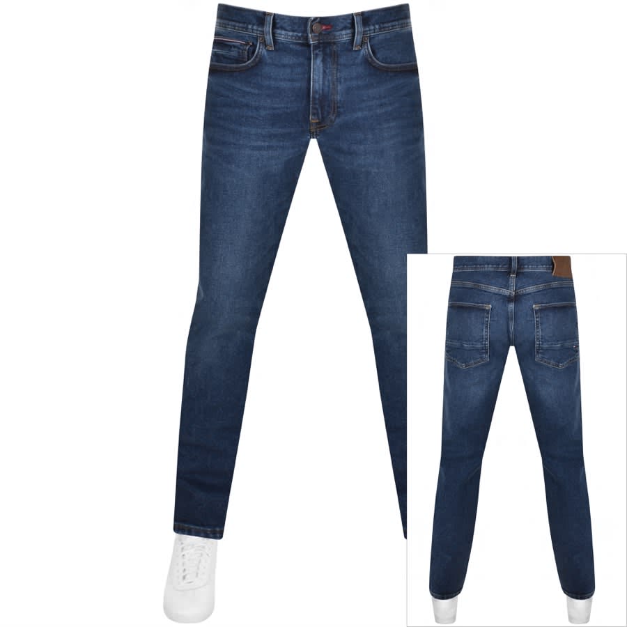 Skibform færge Tyranny Tommy Hilfiger Denton Straight Fit Jeans Blue | Mainline Menswear United  States