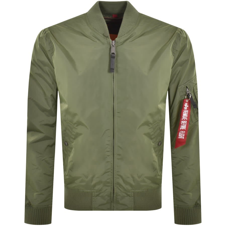 Alpha Industries MA 1 Jacket Green | Mainline Menswear