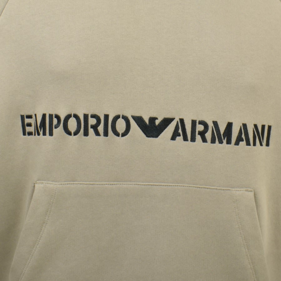 Green sales armani hoodie