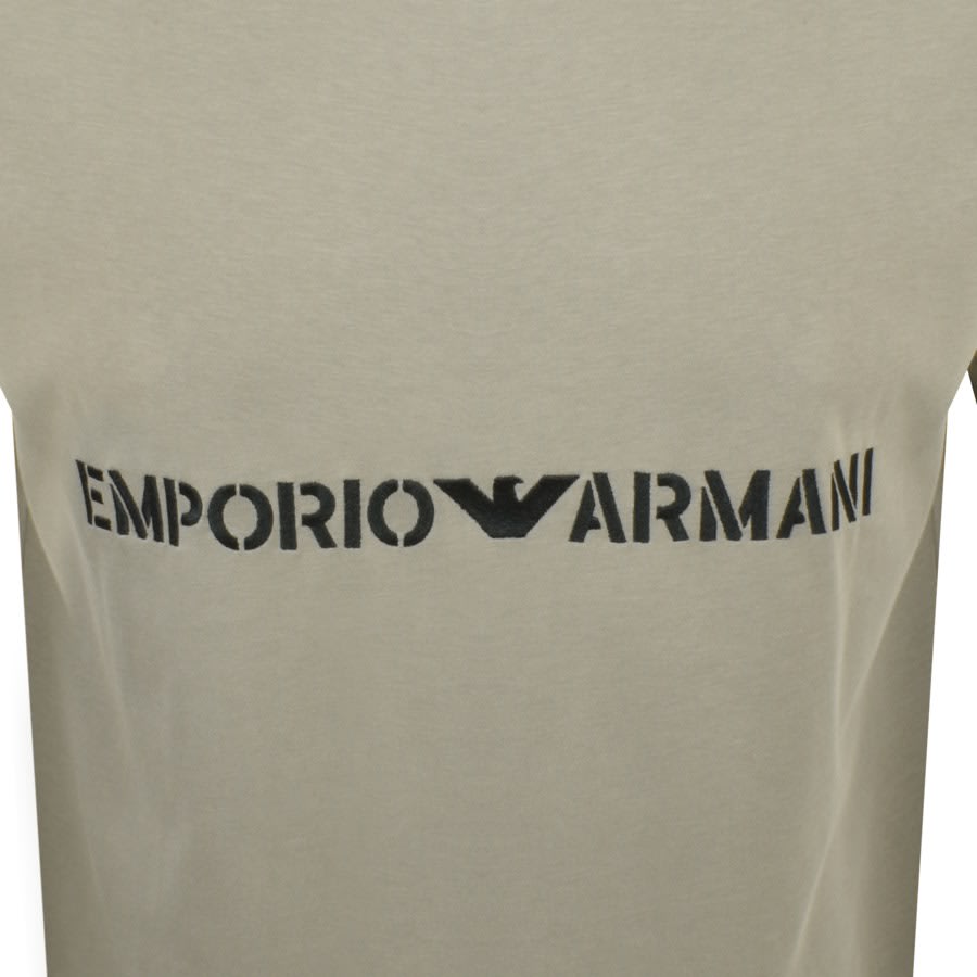Emporio Armani Logo T Shirt Green