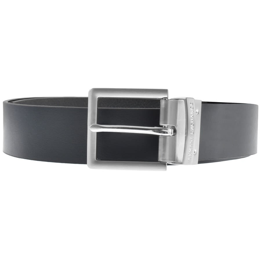 Armani Exchange Reversible Belt Black Mainline Menswear