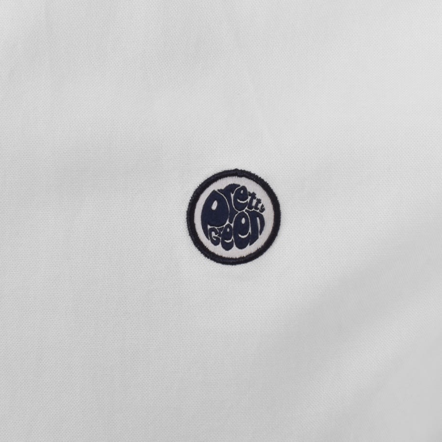 Pretty Green Oxford Long Sleeve Shirt White Mainline Menswear