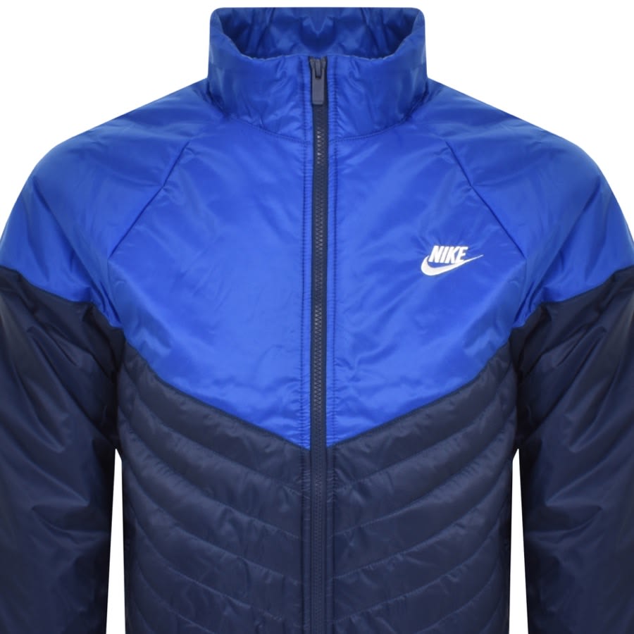 Nike windbreaker mens blue top