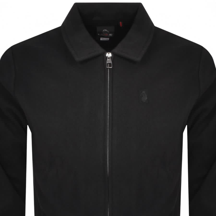 Luke 1977 Back Bone Full Zip Sweatshirt Black Mainline Menswear