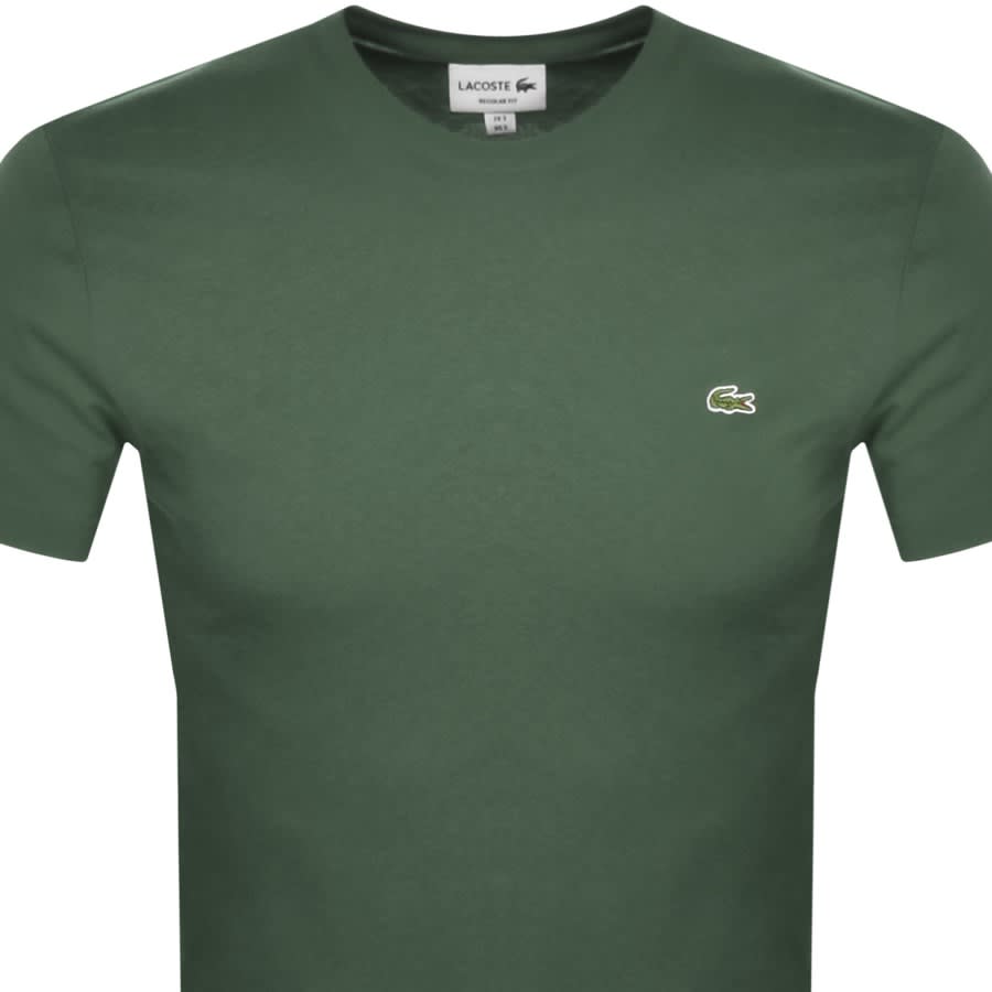 Lacoste Crew Neck T Shirt Green Mainline Menswear Ireland