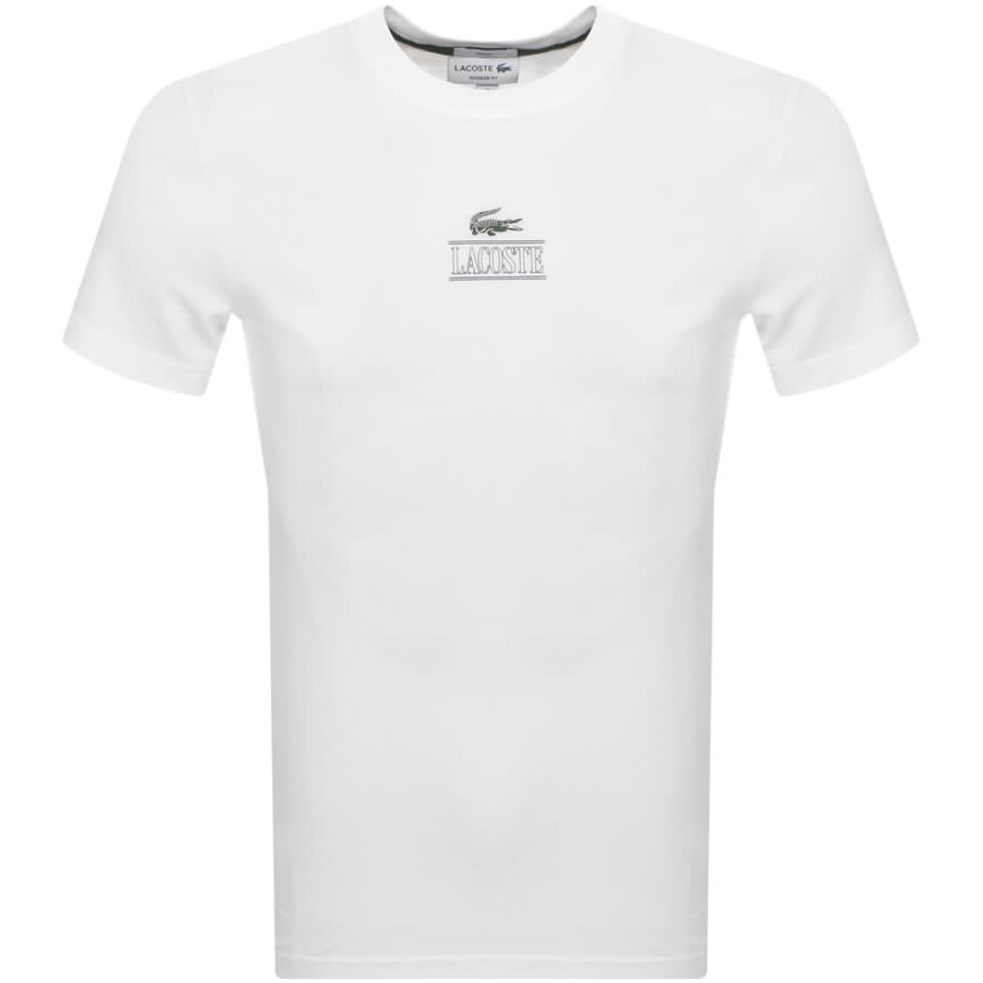 Lacoste Logo T Shirt White | Mainline Menswear United States