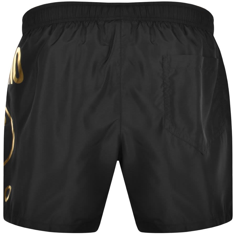 Moschino Logo Swim Shorts Black