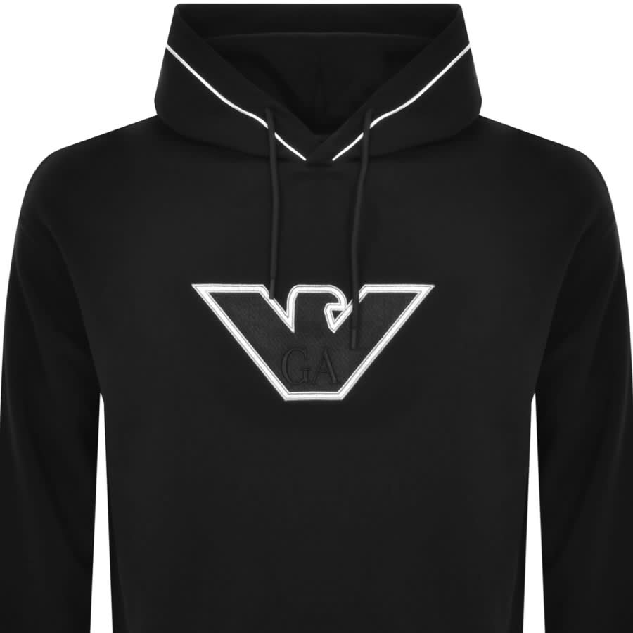 Emporio armani eagle cheap tape full zip hoodie