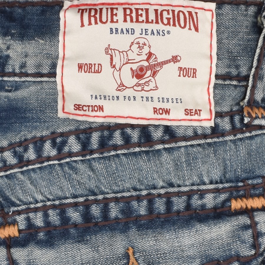 True Religion Ricky Super T Flap Jeans Blue | Mainline Menswear