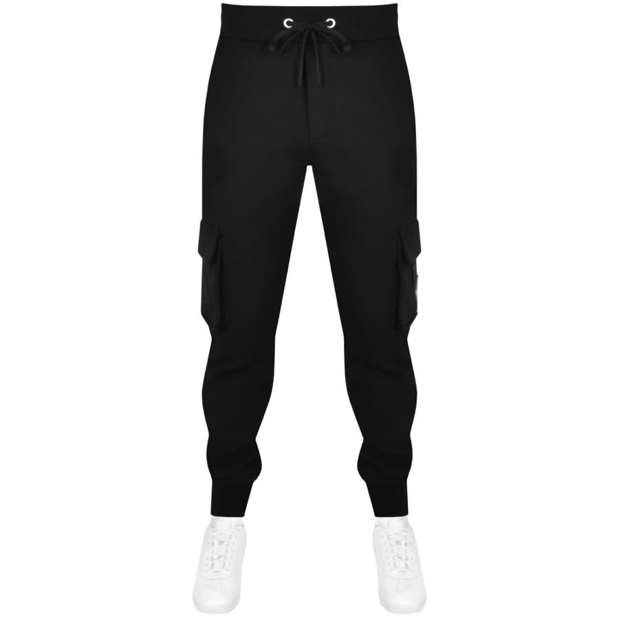 Moose Knuckles Hartsfield Cargo Joggers Black | Mainline Menswear