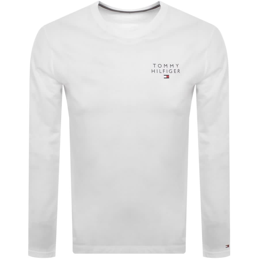 Gevoelig Clan Bekritiseren Tommy Hilfiger Long Sleeve Logo T Shirt White | Mainline Menswear United  States