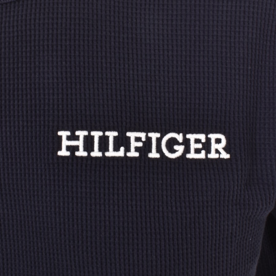 Tommy hilfiger logo online t shirt navy