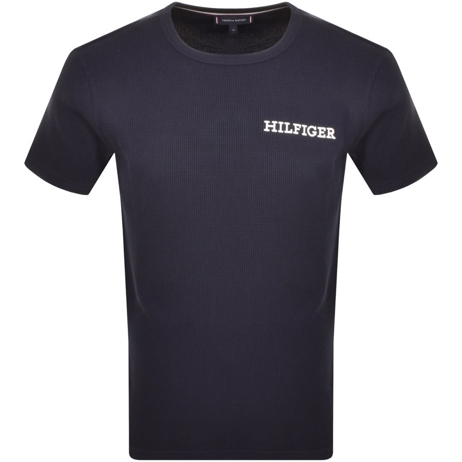 Tommy Hilfiger Logo T Shirt Navy | Mainline Menswear