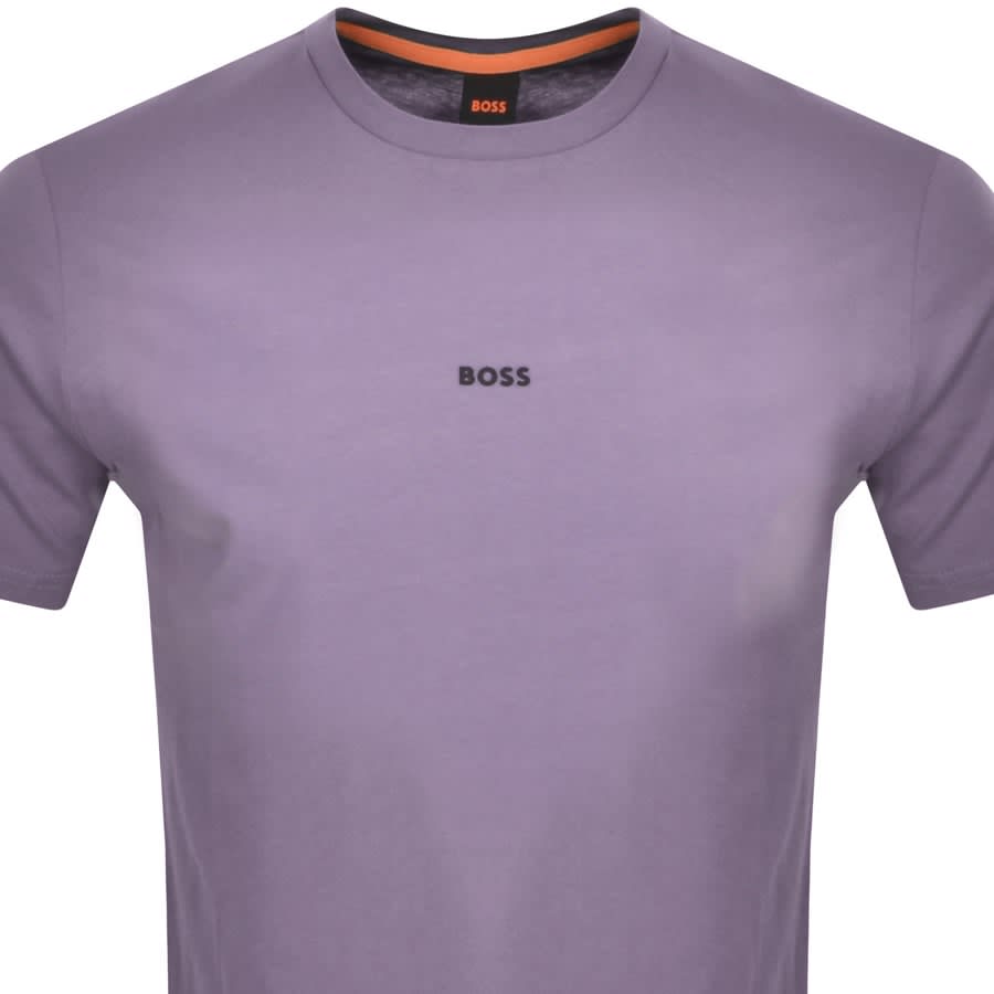 Hugo boss top purple t shirt