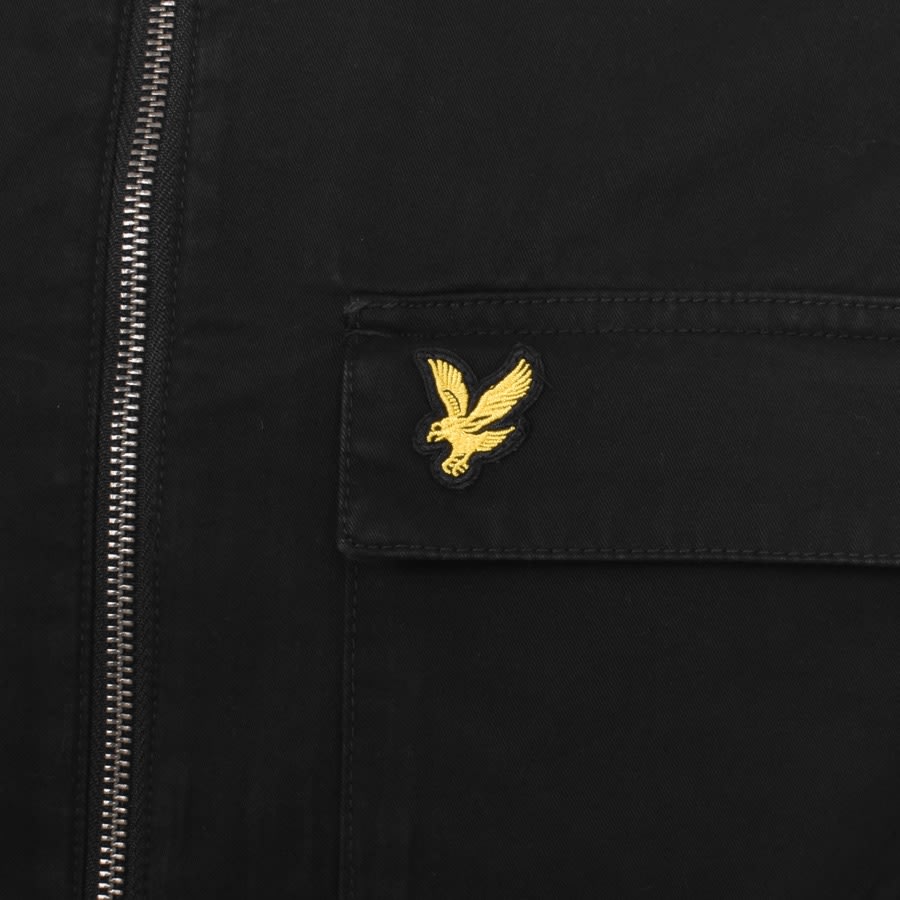 Lyle and scott new arrivals black bomber jacket