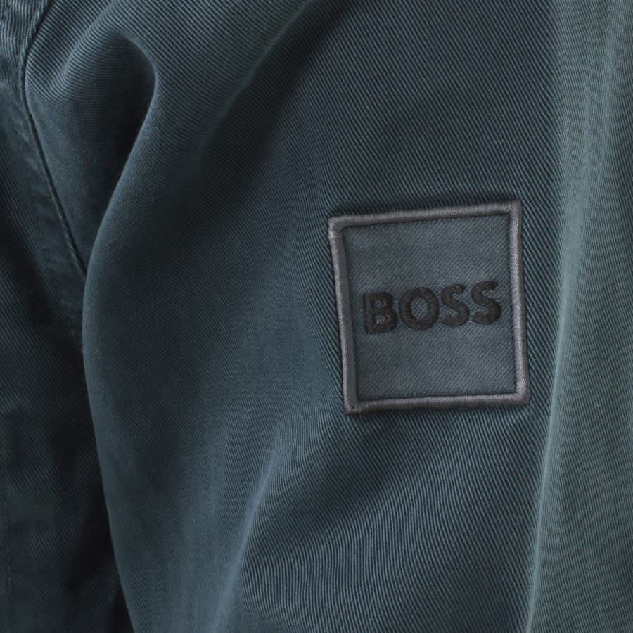 BOSS Lovelock Overshirt Jacket Green | Mainline Menswear