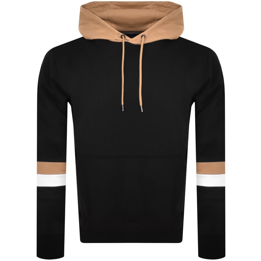 Boss black gold hoodie sale
