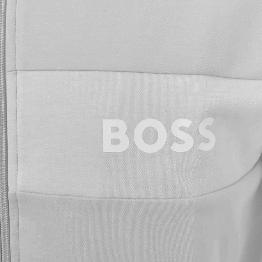 BOSS Loungewear Full Zip Sweatshirt Grey Mainline Menswear Canada