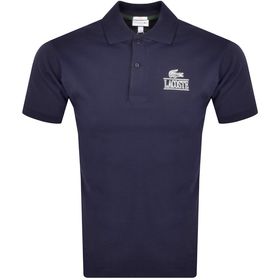 Lacoste Polo T Shirt Navy | Mainline Menswear
