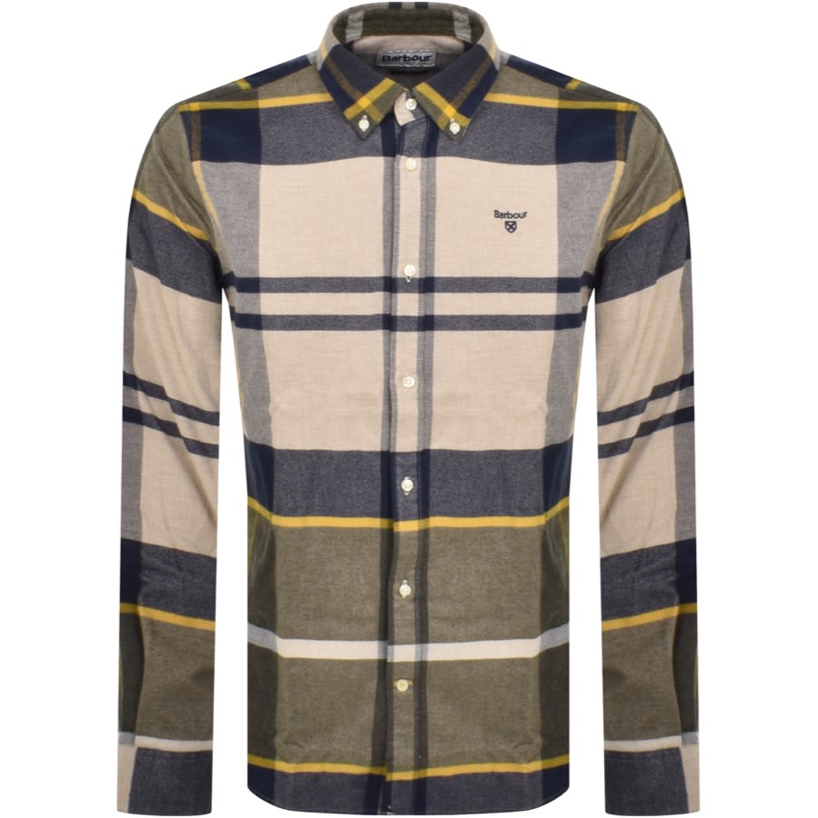 Barbour Iceloch Long Sleeved Shirt Green Mainline Menswear