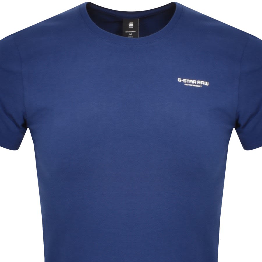 G star raw blue discount t shirt