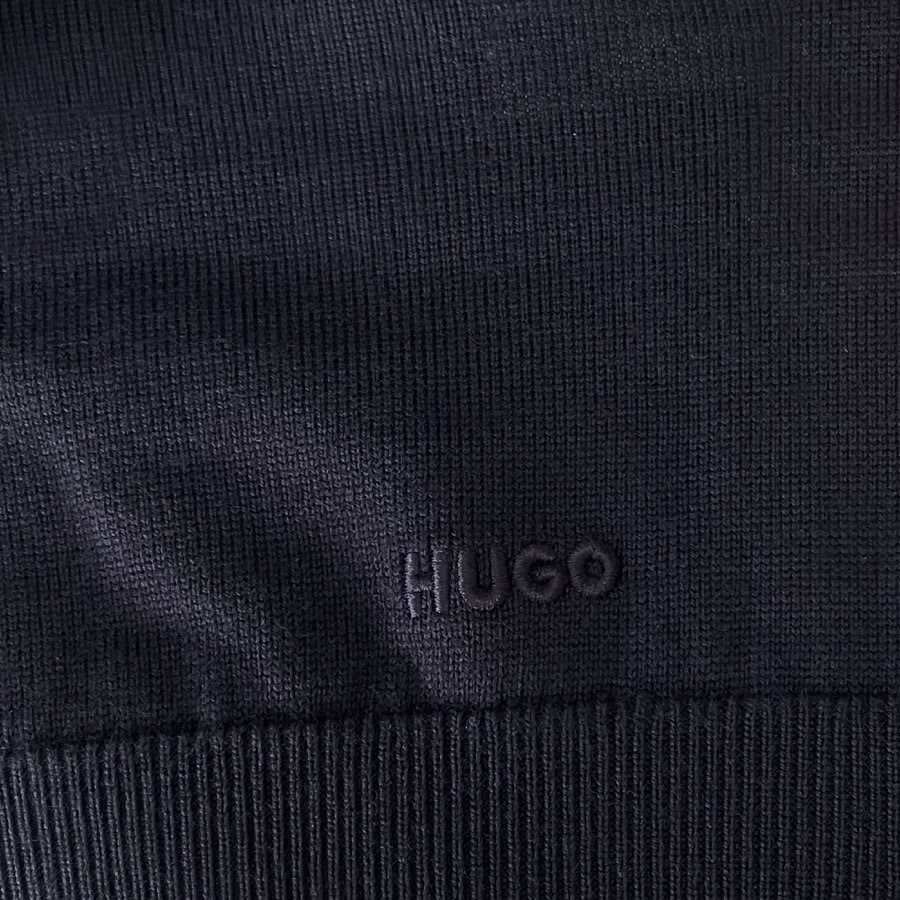 Hugo boss jumper navy discount