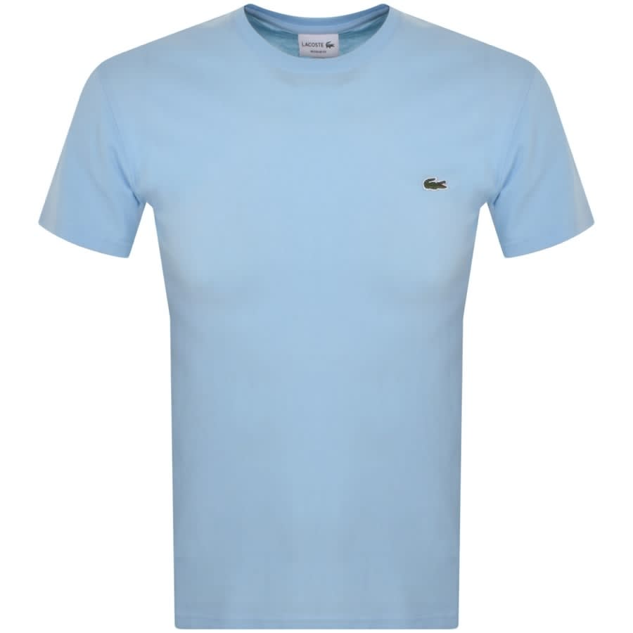 Lacoste Crew Neck T Shirt Blue | Mainline Menswear United States