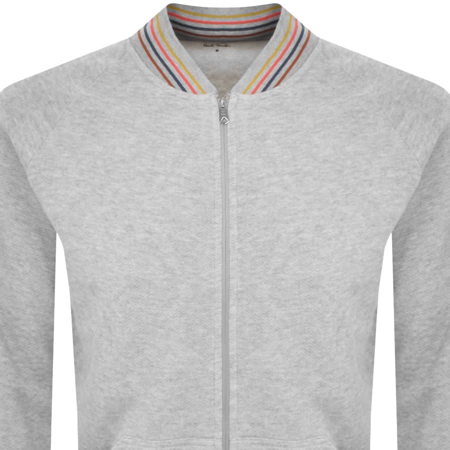 Paul Smith Bomber Sweatshirt Grey Mainline Menswear Canada