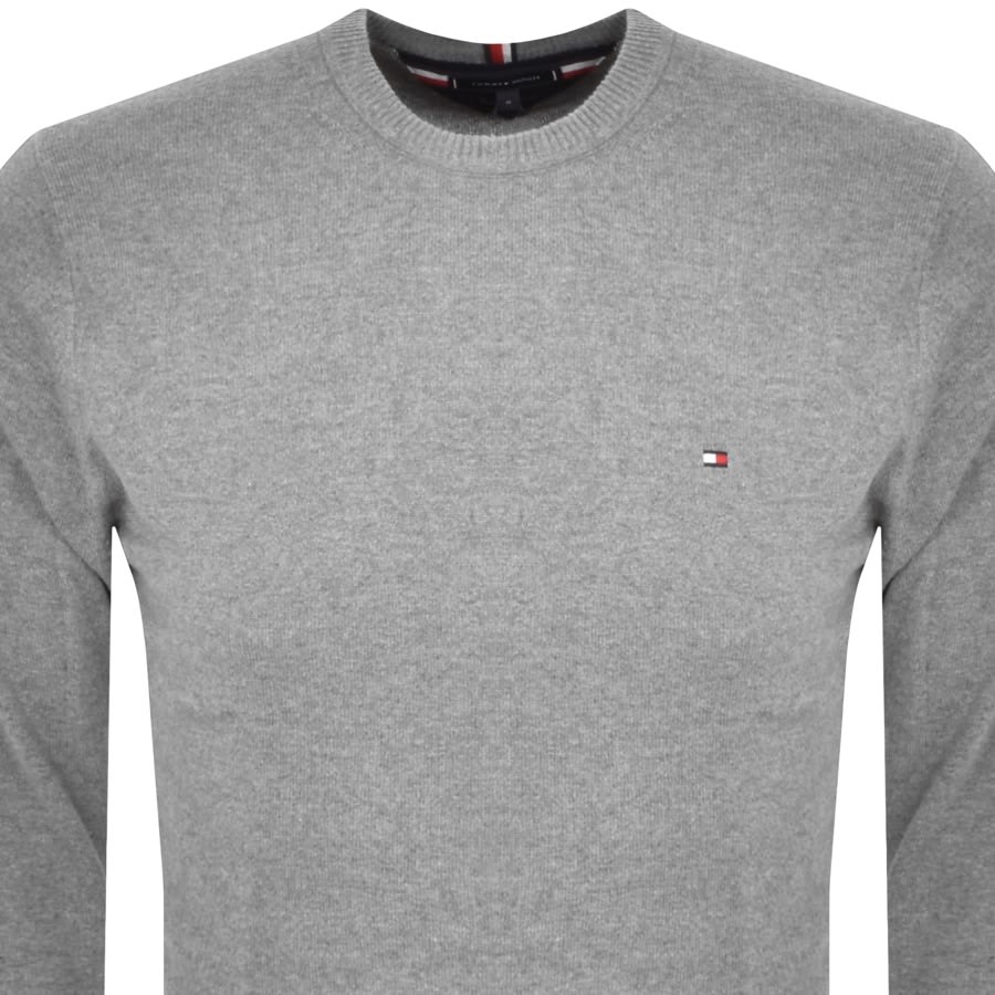 Tommy Hilfiger Cashmere Jumper Grey | Mainline Menswear