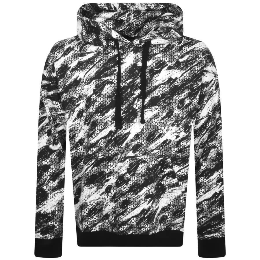 HUGO Men's Flock AOP Hoodie