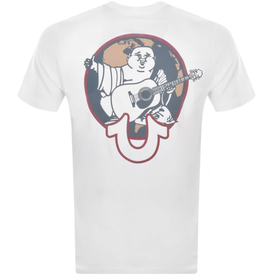 True Religion Buddha T Shirt White Mainline Menswear Ireland