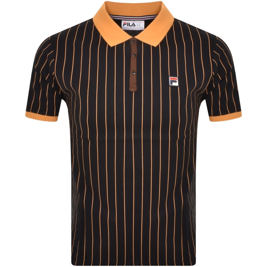 Fila Vintage Classic Stripe Polo T Shirt | Mainline Menswear United