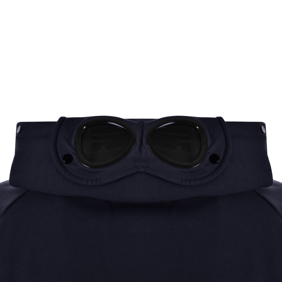 Cp company sales goggle hoodie navy