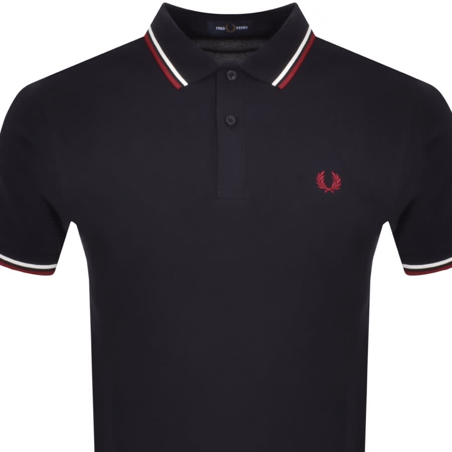 Alternative Image for ProductFred Perry Twin Tipped Polo T Shirt Navy2