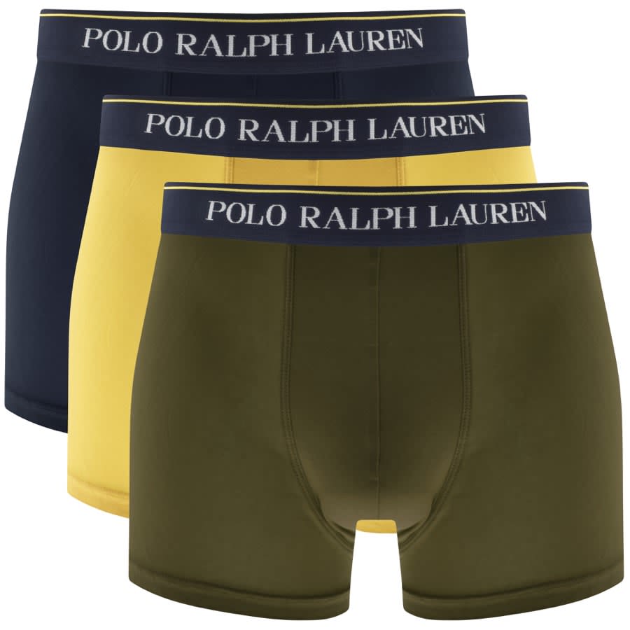 Ralph Lauren Underwear 3 Pack Trunks Navy | Mainline Menswear