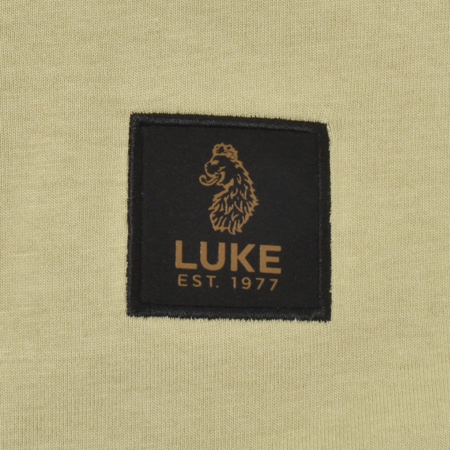 Luke 1977 Laos Patch Polo T Shirt Green Mainline Menswear Canada
