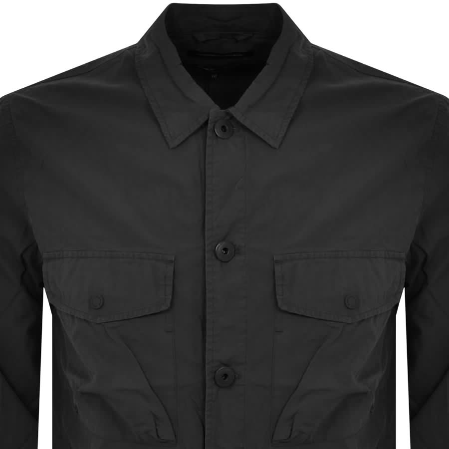 Marshall Artist Parachute Overshirt Black | Mainline Menswear