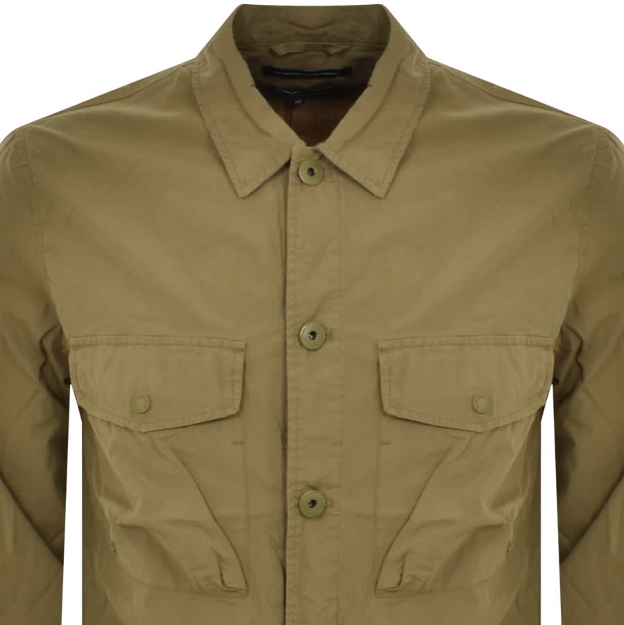 Pretty green khaki overshirt store