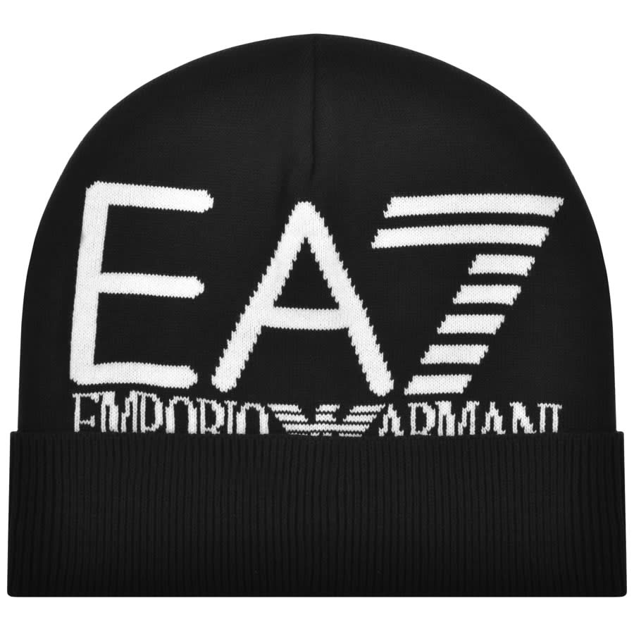 Eftermæle bandage delvist EA7 Emporio Armani Beanie Hat Black | Mainline Menswear United States