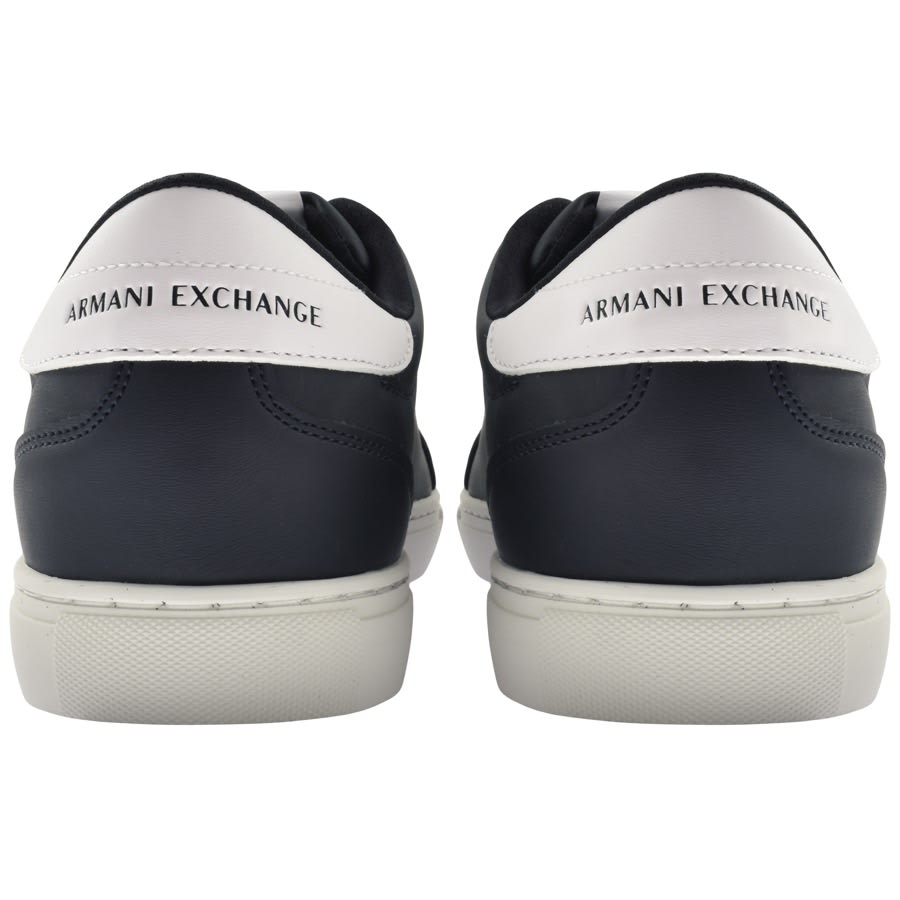 Mens armani hot sale exchange trainers